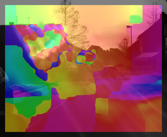 BA optical flow cyclic colors